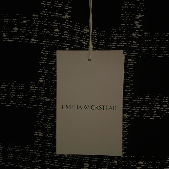 $3400 Emilia Wickstead Dress NWT 6 UK 2 US Tweed Check - Picture 5 of 5